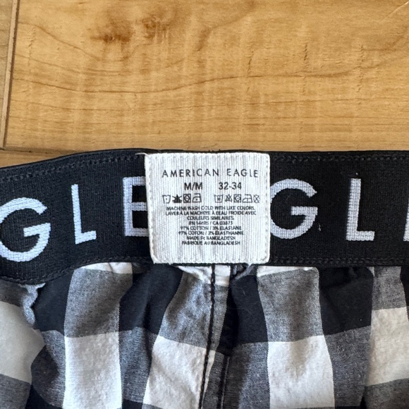 American Eagle Plaid Boxer Shorts Set of 3 size M - Picture 3 of 4